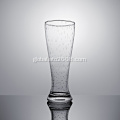 Clear Drinking Beer Glasses Clear Bubble Glass Pilsner Drinking Beer Glasses Manufactory
